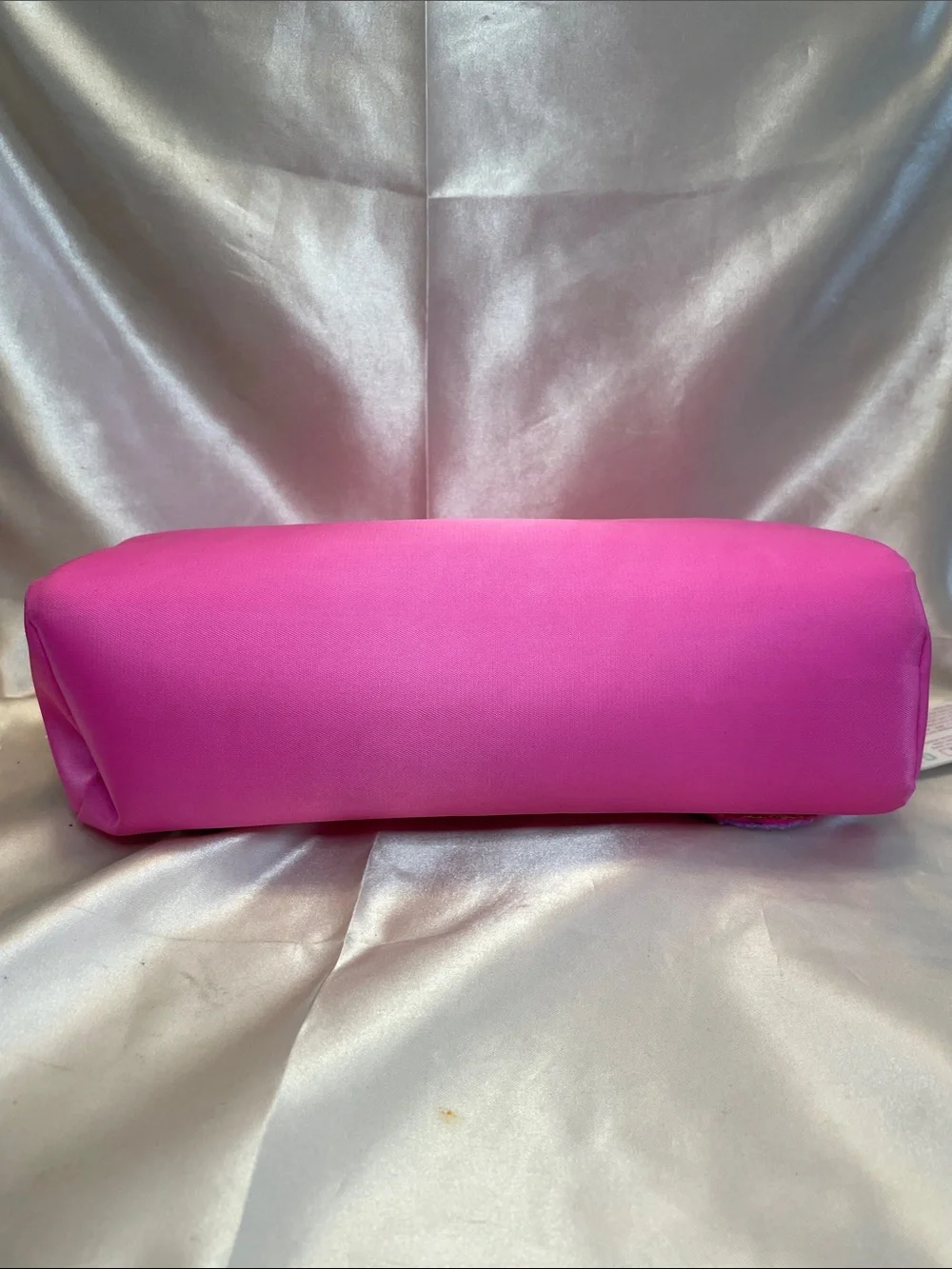 Bright Pink Smiley Cosmetic Pouch - NWT